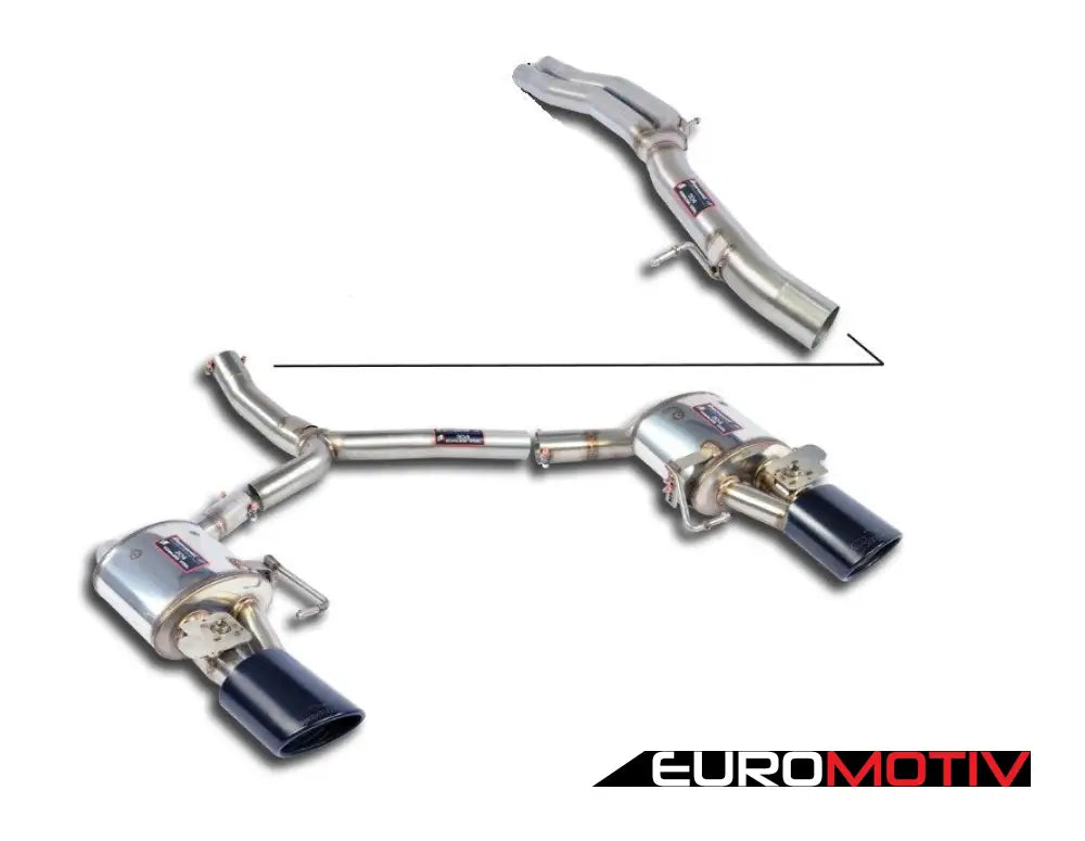 Supersprint Cat-Back Valved Exhaust System - Non-Resonated