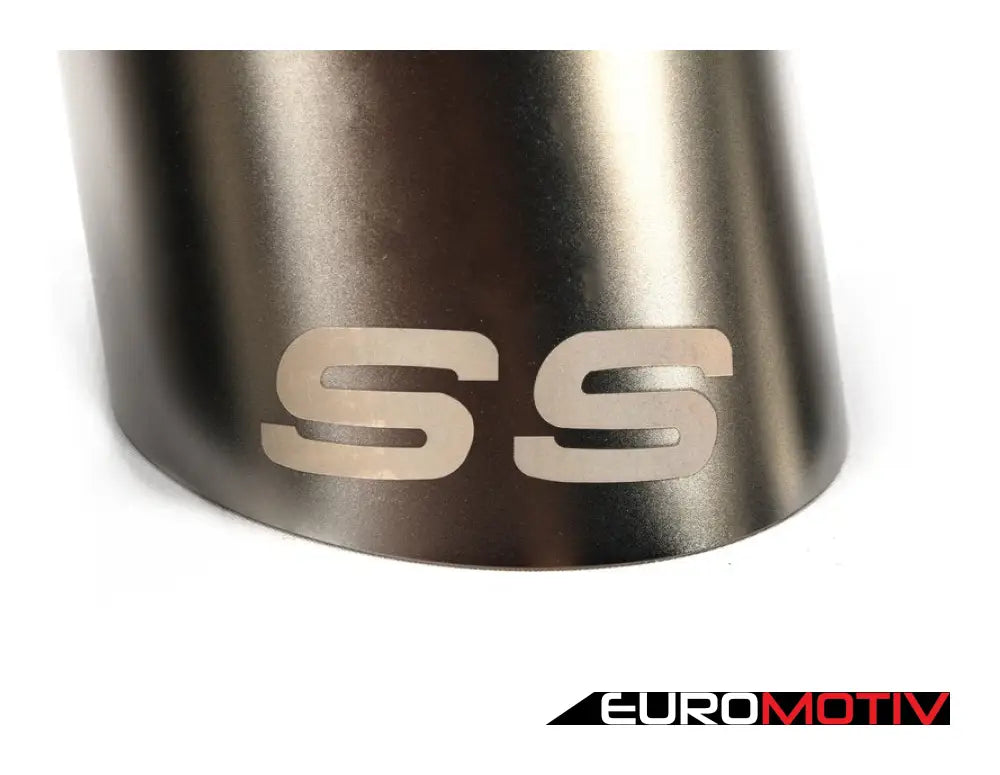 Supersprint Exhaust Tips - 100Mm Quad Tip Set Gun Metal Grey