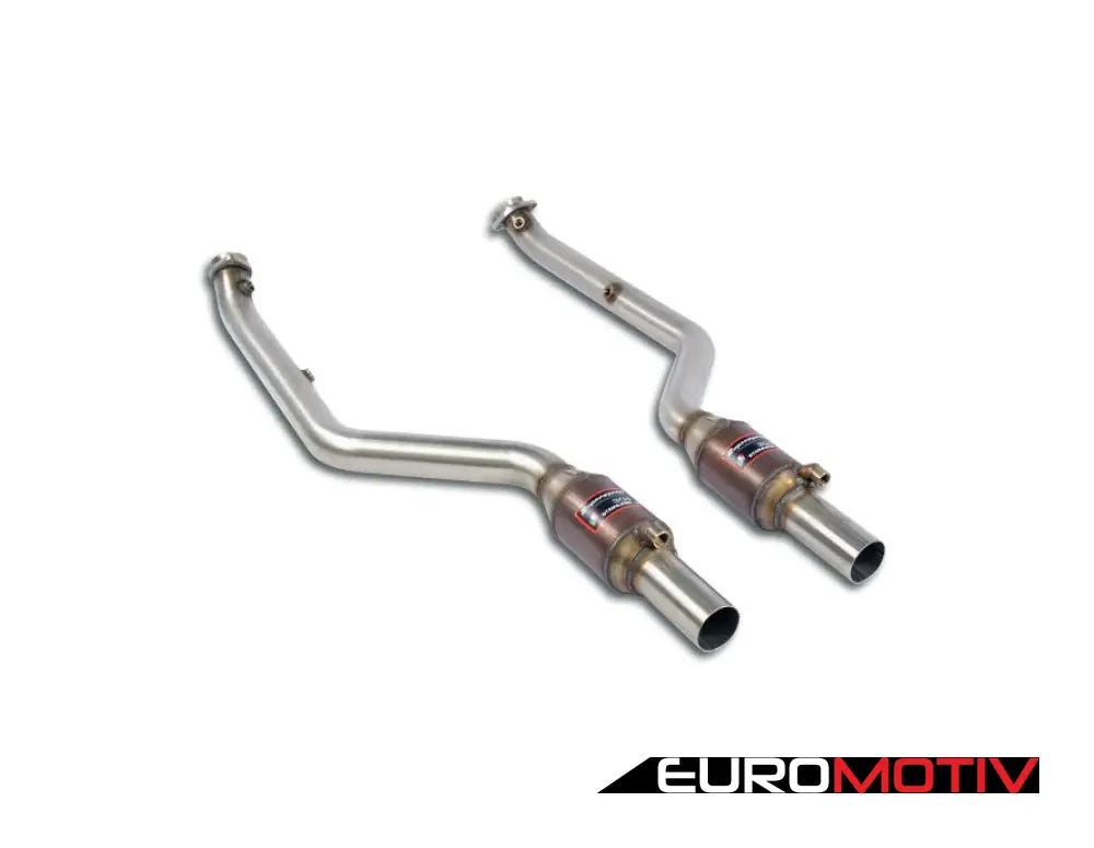 Supersprint Front Section Pipes With Secondary Catalytic Converters