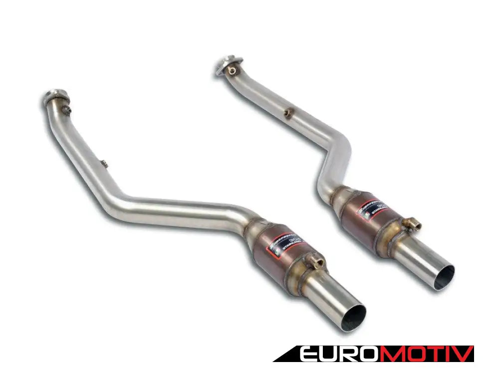 Supersprint Mid-Pipe With Sport Catalytic Converters And H-Pipe