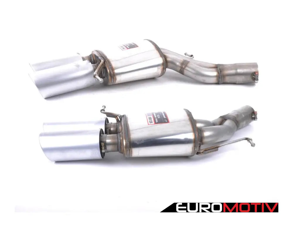 Supersprint Performance Muffler Set - Polished 4X100Mm Tips