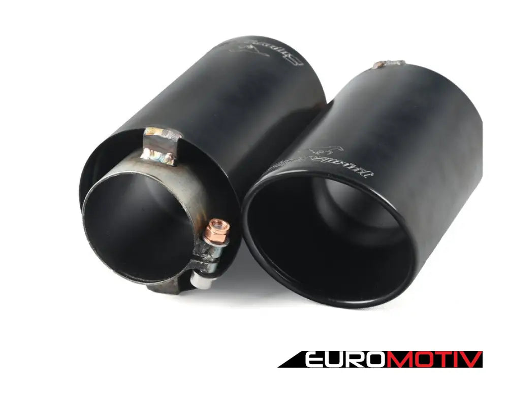 Supersprint Performance Valved Mufflers - Black Tips