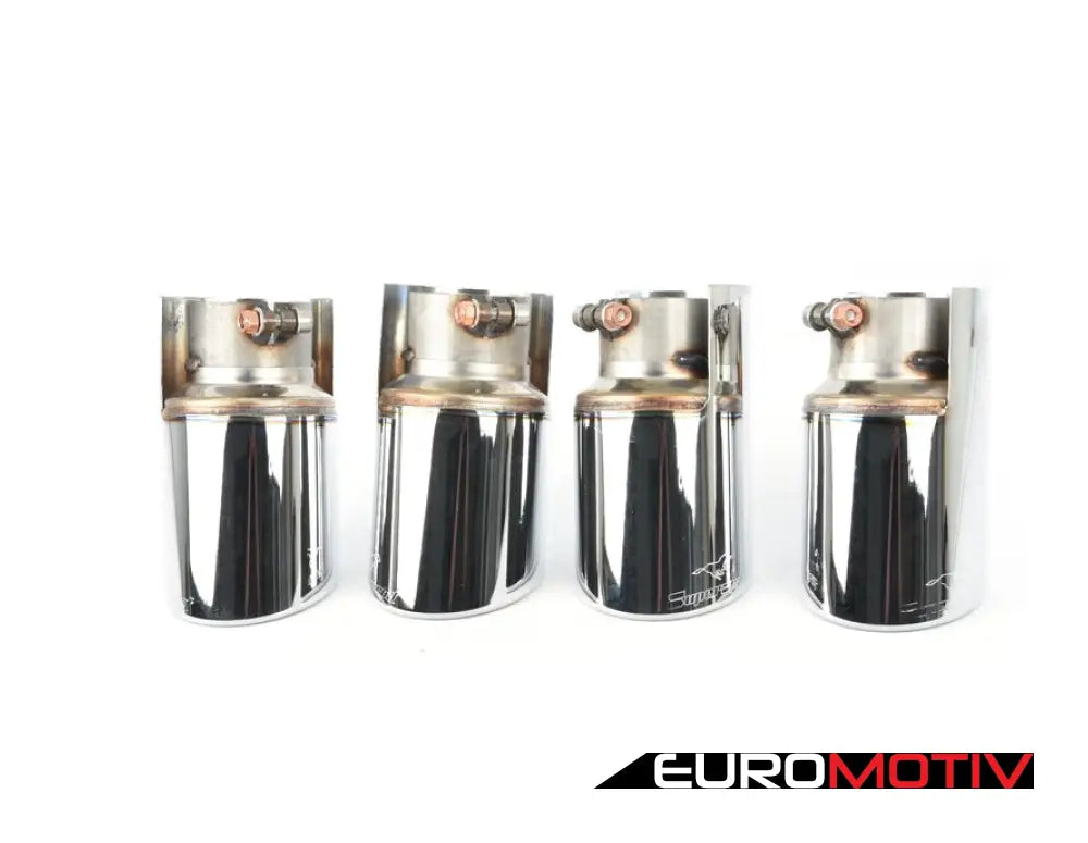 Supersprint Quad Exhaust Tip Set - Chrome