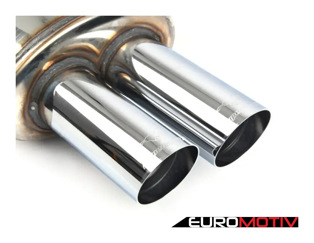 Supersprint Race Muffler - Dual 76Mm Round Tips