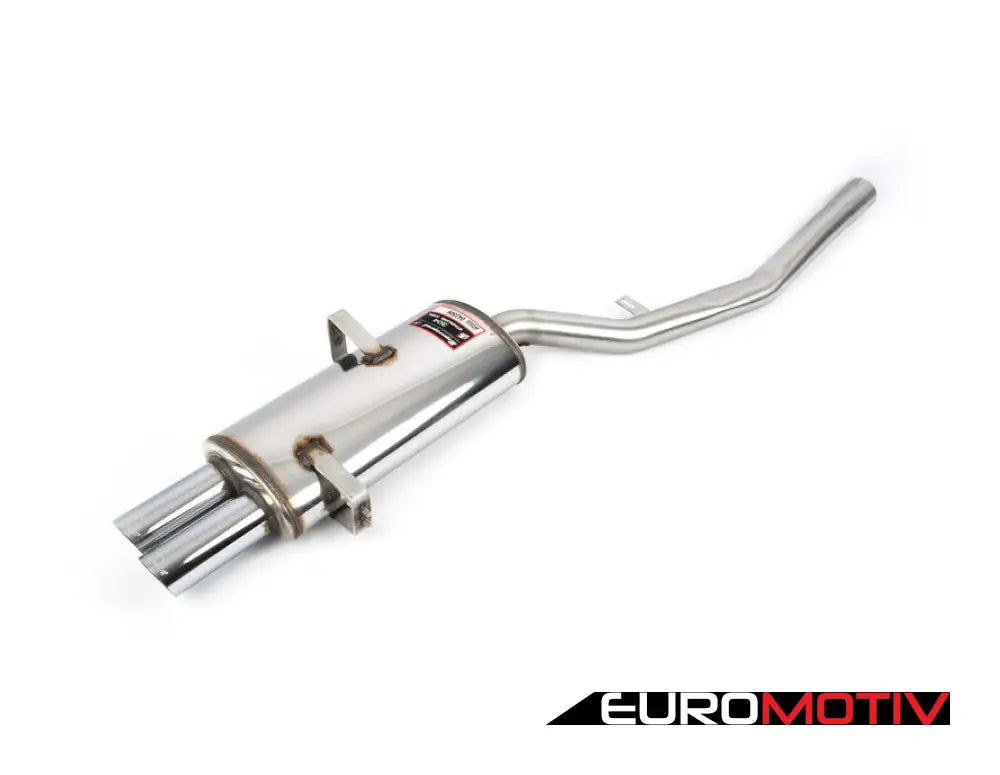 Supersprint Race Muffler - Dual 76Mm Round Tips