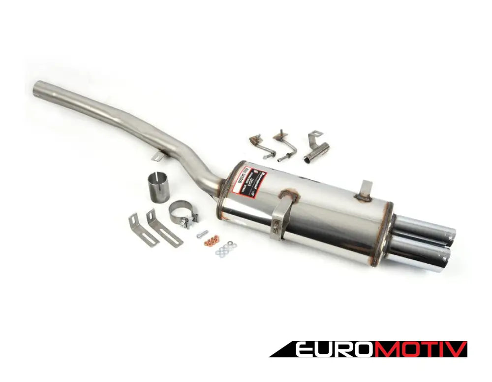 Supersprint Race Muffler - Dual 76Mm Round Tips