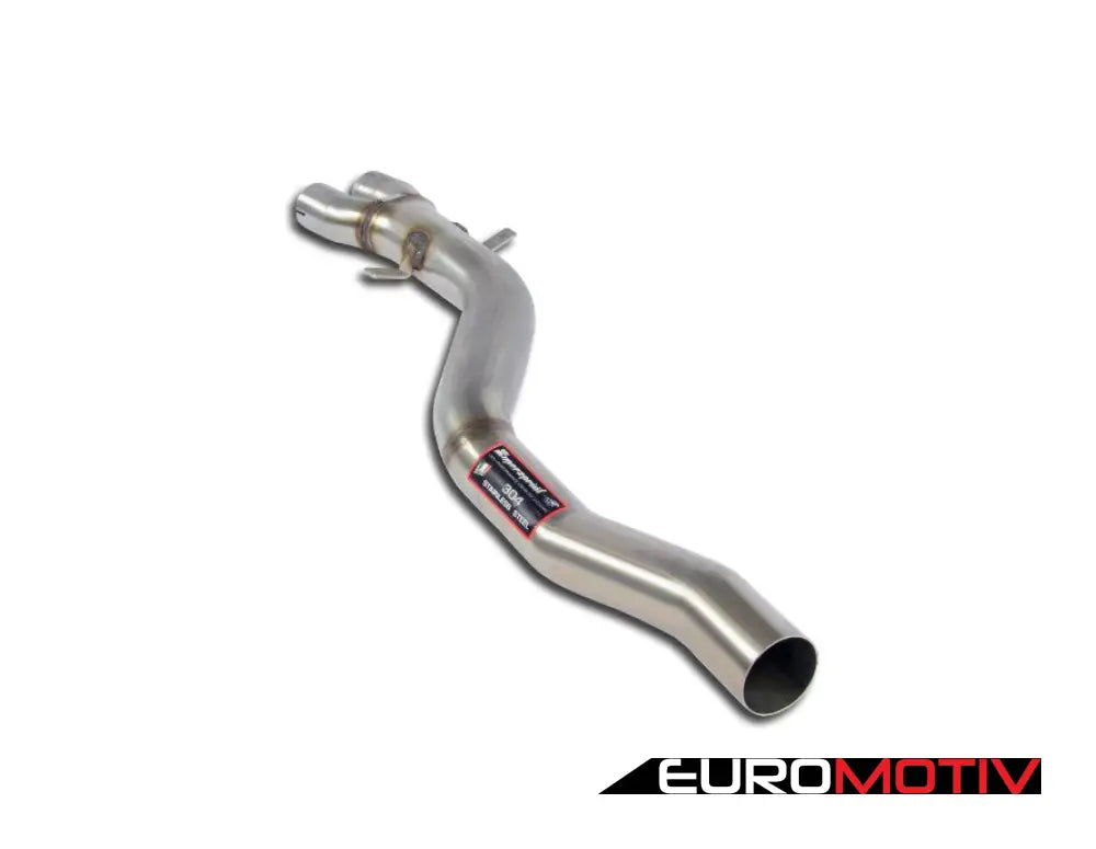 Supersprint Resonator Delete And Power Loop Muffler For Dual Exhaust Conversion (4X80Mm Tips)