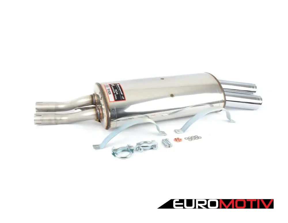 Supersprint Sport Muffler (45Mm) - Angled 76Mm Tips