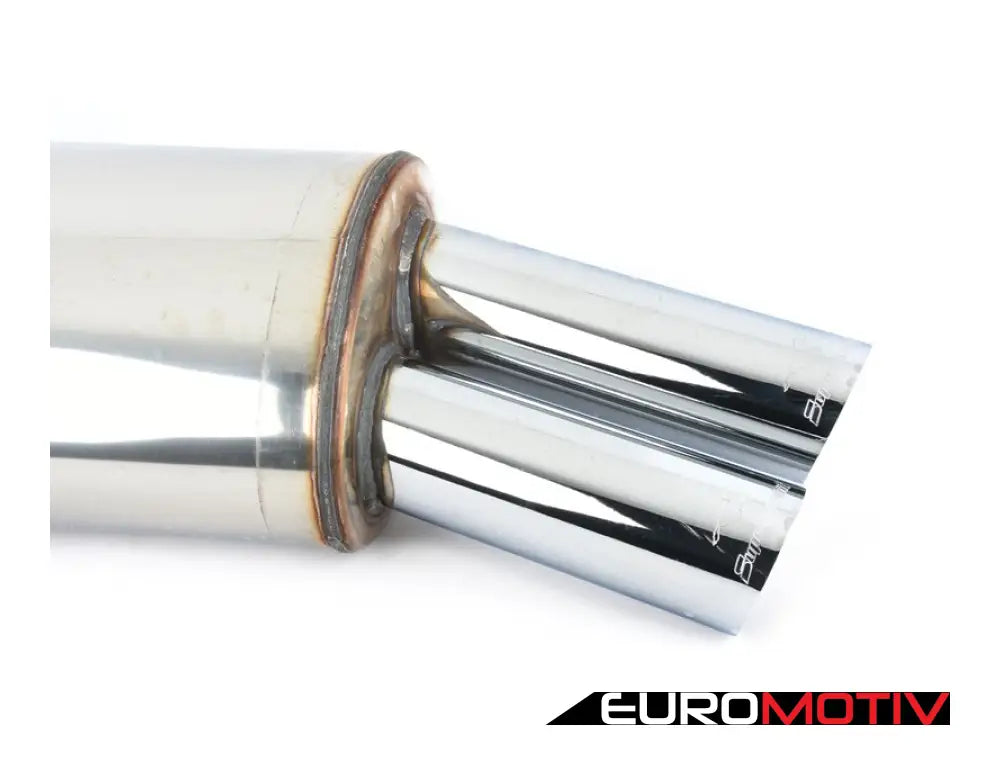 Supersprint Sport Muffler (45Mm) - Angled 76Mm Tips