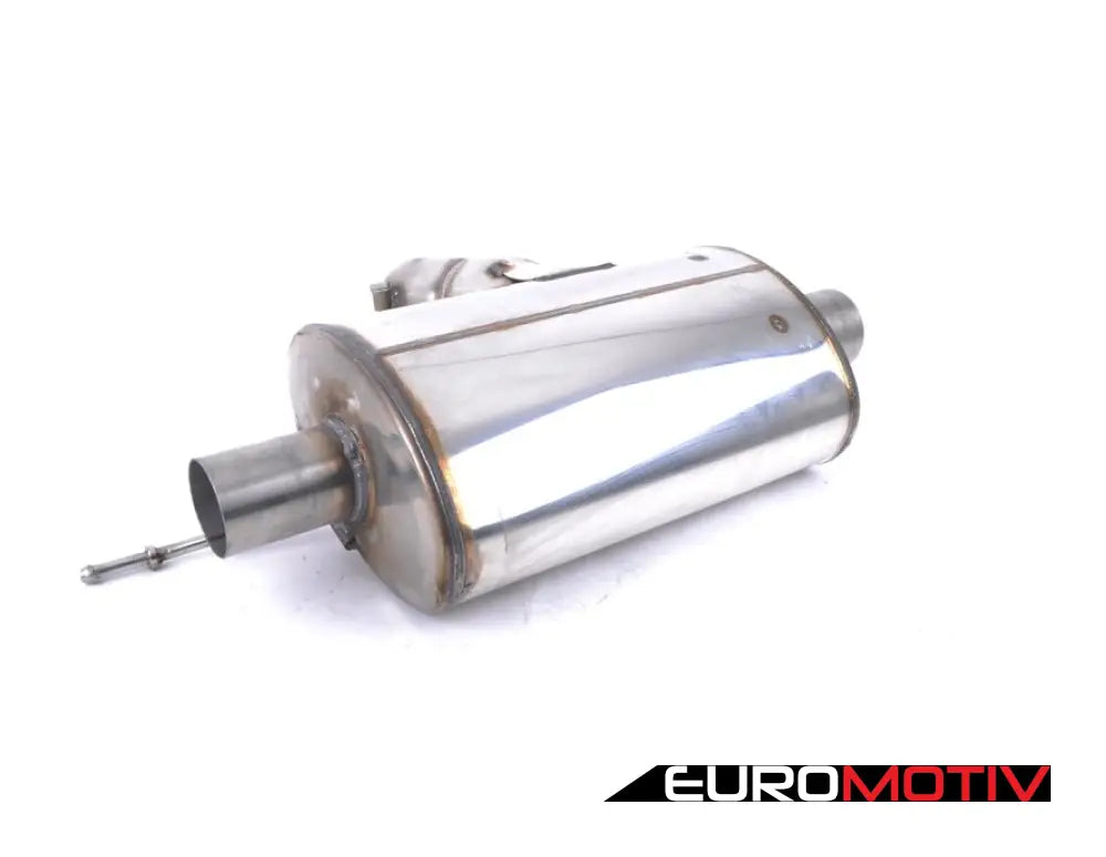 Supersprint Sport Valved Muffler - Polished Race Tips