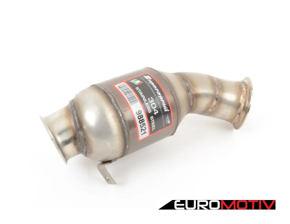 Supersprint Turbo Downpipe With Metallic Sport Cat - 105Mm Inlet