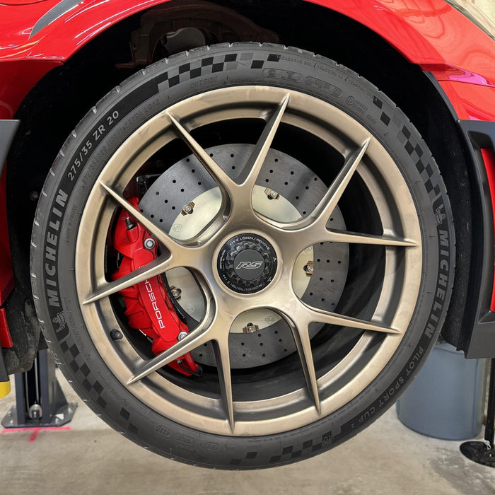 Surface Transforms Carbon Ceramic Discs for Porsche 992 GT3RS (Upgrade) - 408x36mm Front Set