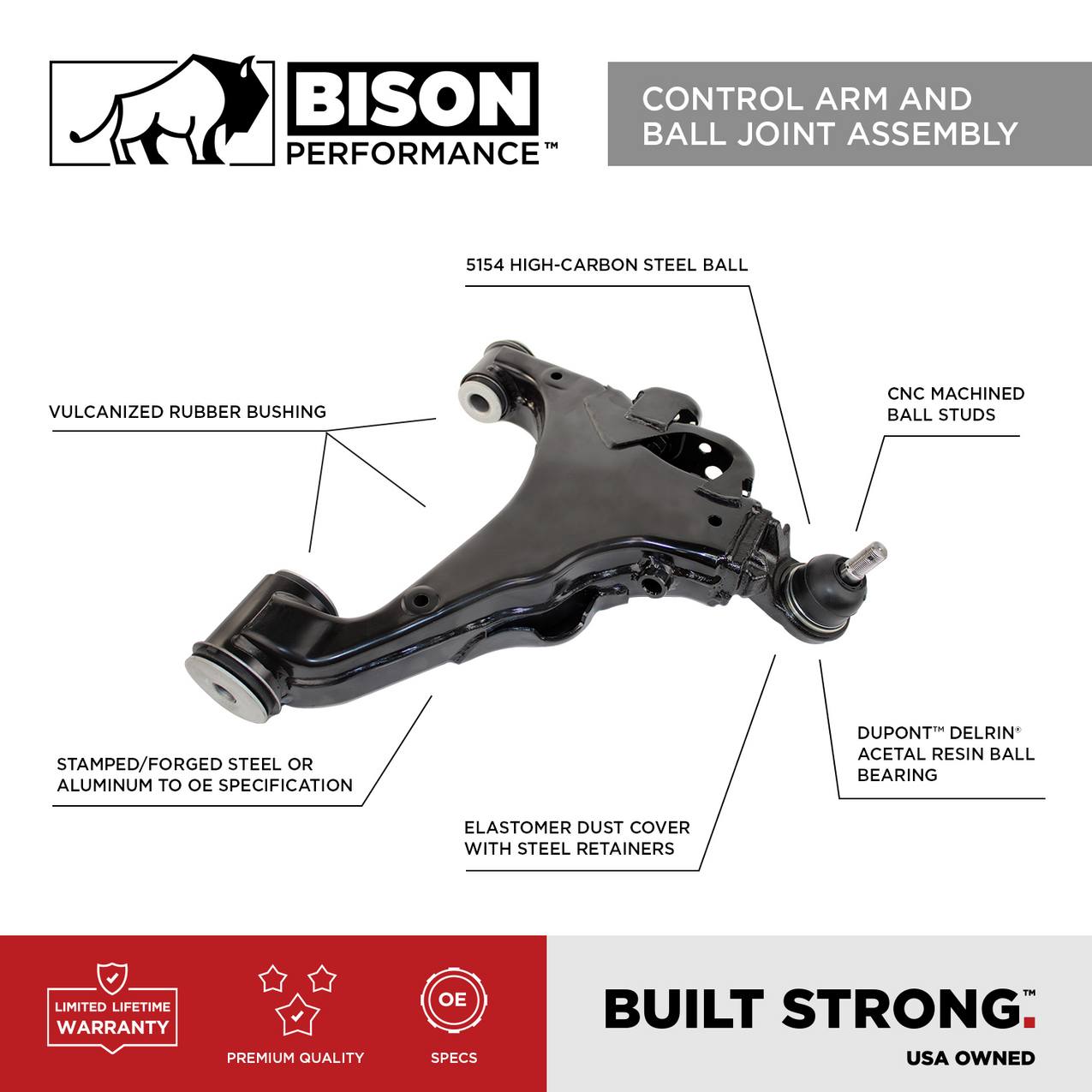 Mercedes Suspension Control Arm and Ball Joint Assembly – Front (Driver Side) (Lower Forward) 2223302301