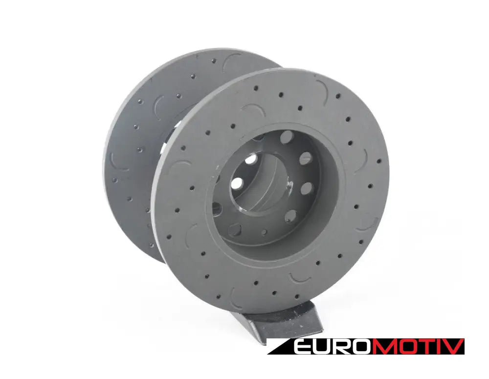 Talon Rear Cross Drilled & Slotted Brake Rotors - Pair (260X12)