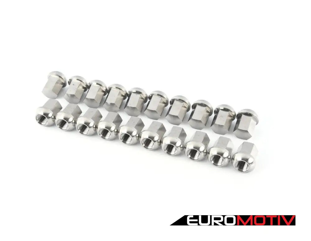 Titanium Ball Seat Lug Nut Set - Factory Style 20 Pieces