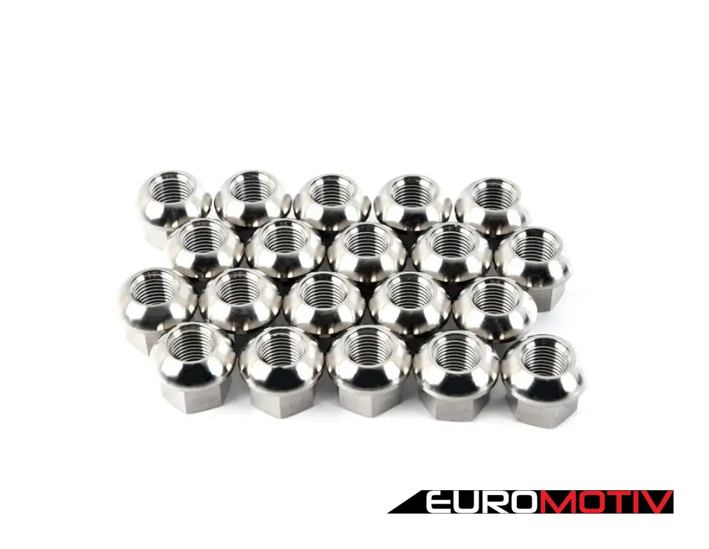 Titanium Ball Seat Lug Nut Set - Open Ended 20 Pieces