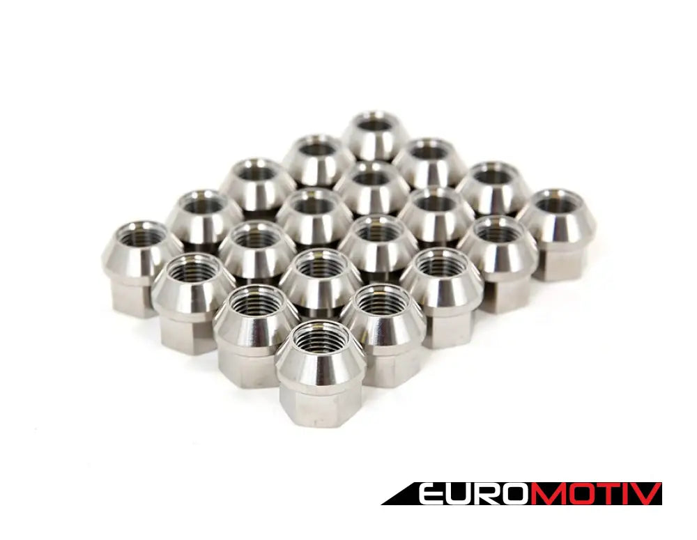 Titanium Conical Seat Lug Nut Set - Open Ended 20 Pieces