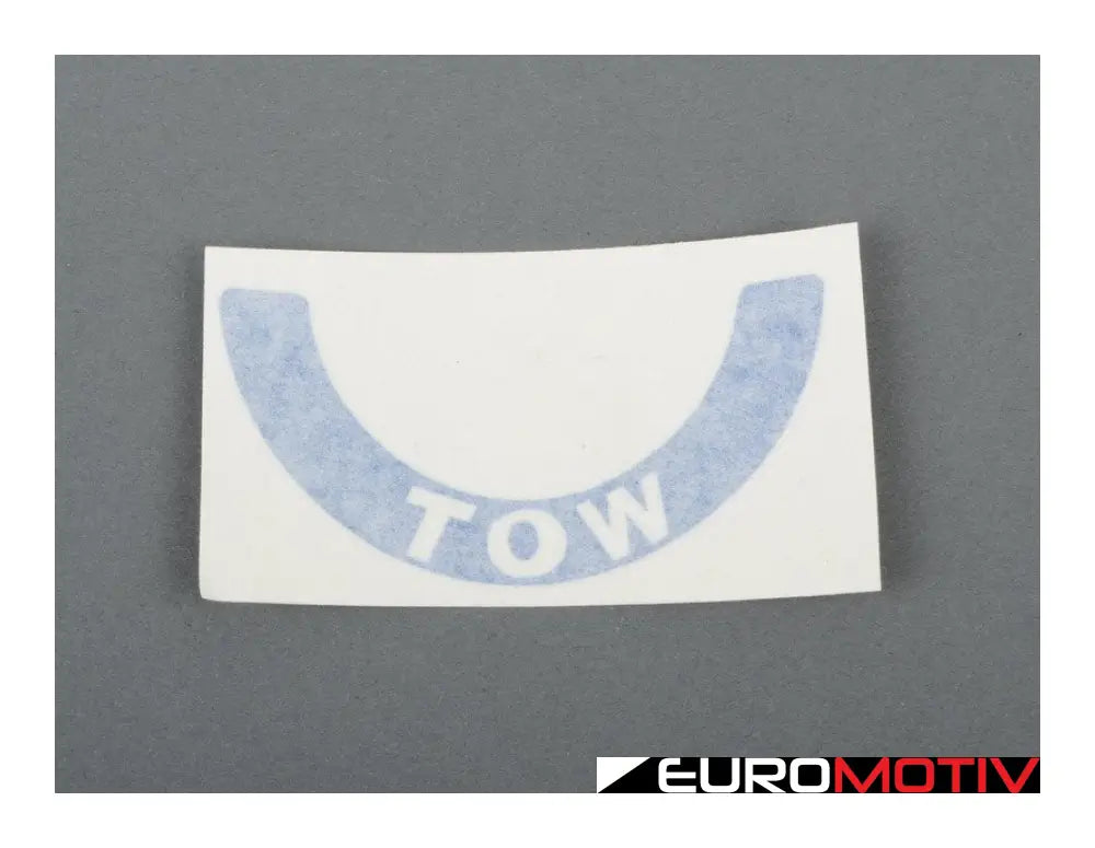 Tow Sticker Pair - Blue