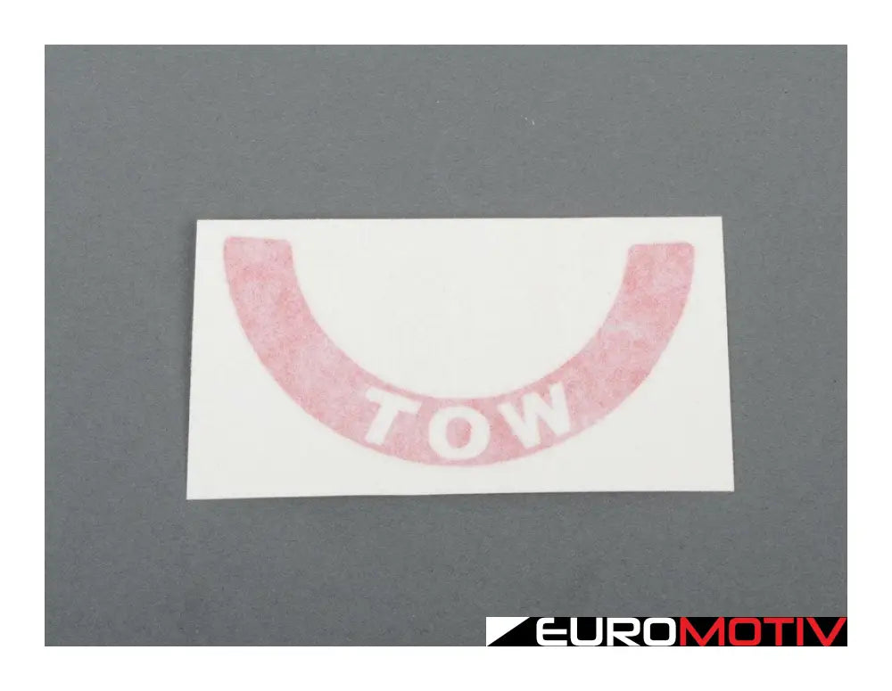 Tow Sticker Pair - Red