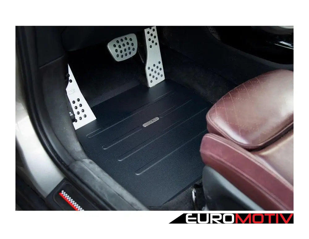 Track Mat Mini Drivers/Passenger Side - Black Set