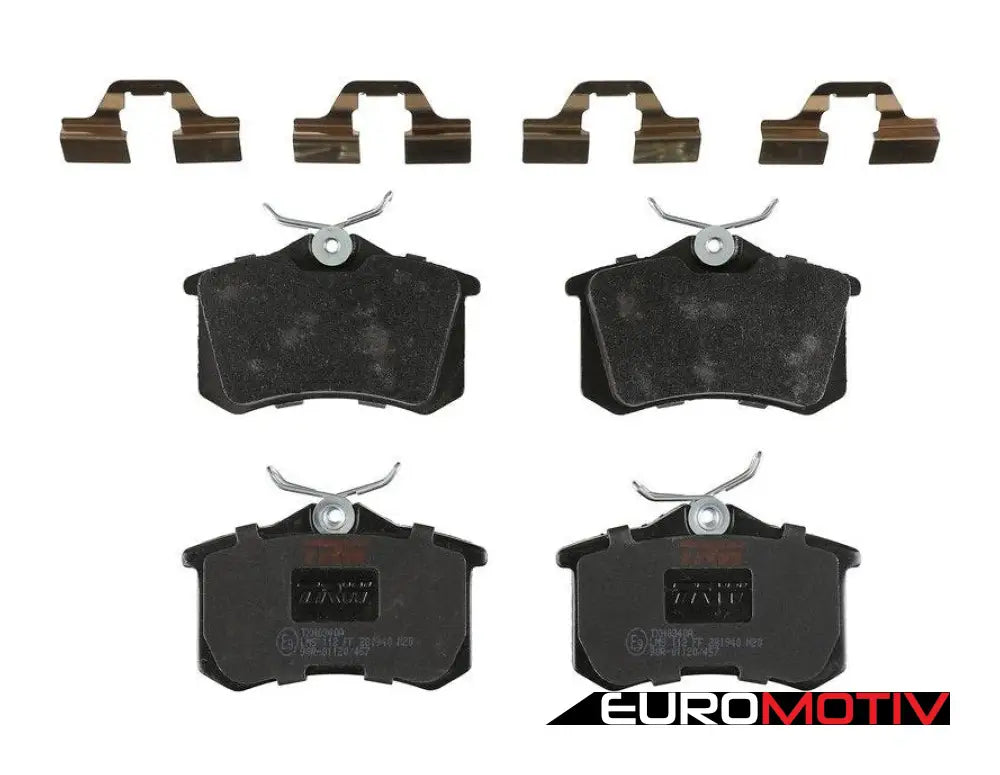 Trw Ultra Low-Metallic Rear Brake Pad Set