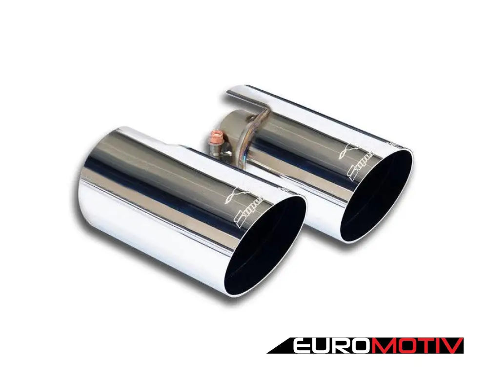 Turbo-Back Exhaust System - Non Resonated Race Polished Tips