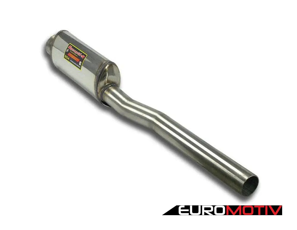 Turbo-Back Exhaust System - Resonated Race Black Tips