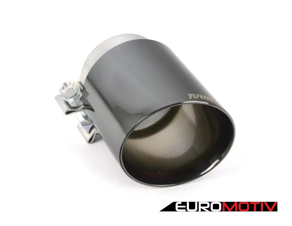 Turner 4’ Universal Double Wall Exhaust Tip W/ Polished Black Chrome Finish