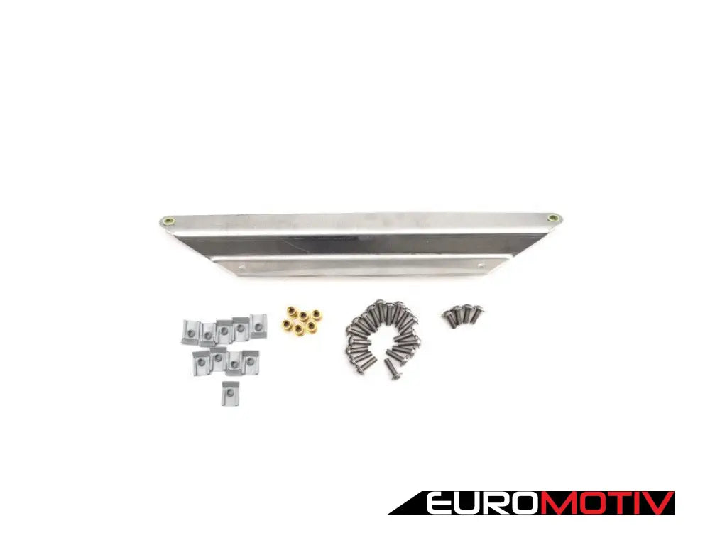 Turner Aluminum Skid Plate - Milled Finish E9X Rwd