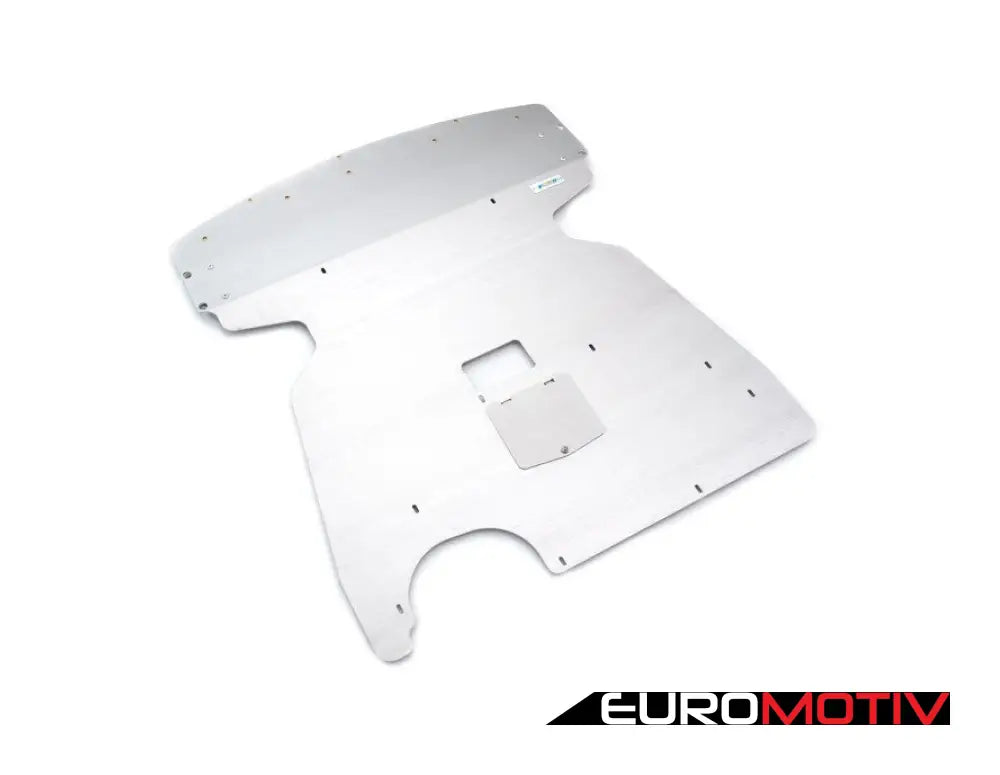 Turner Aluminum Skid Plate - Milled Finish E9X Rwd