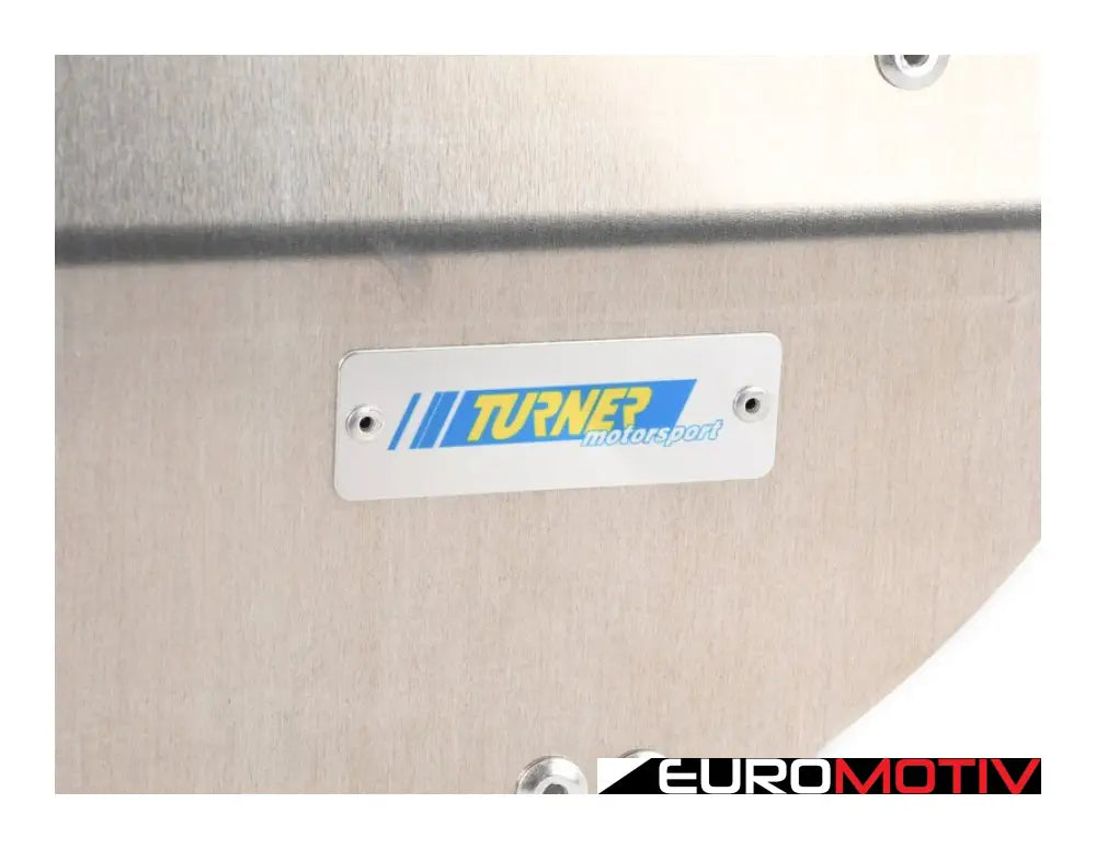 Turner Aluminum Skid Plate - Milled Finish E9X Xdrive