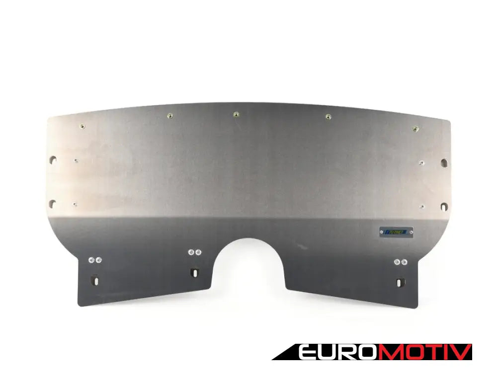 Turner Aluminum Skid Plate - Milled Finish E9X Xdrive