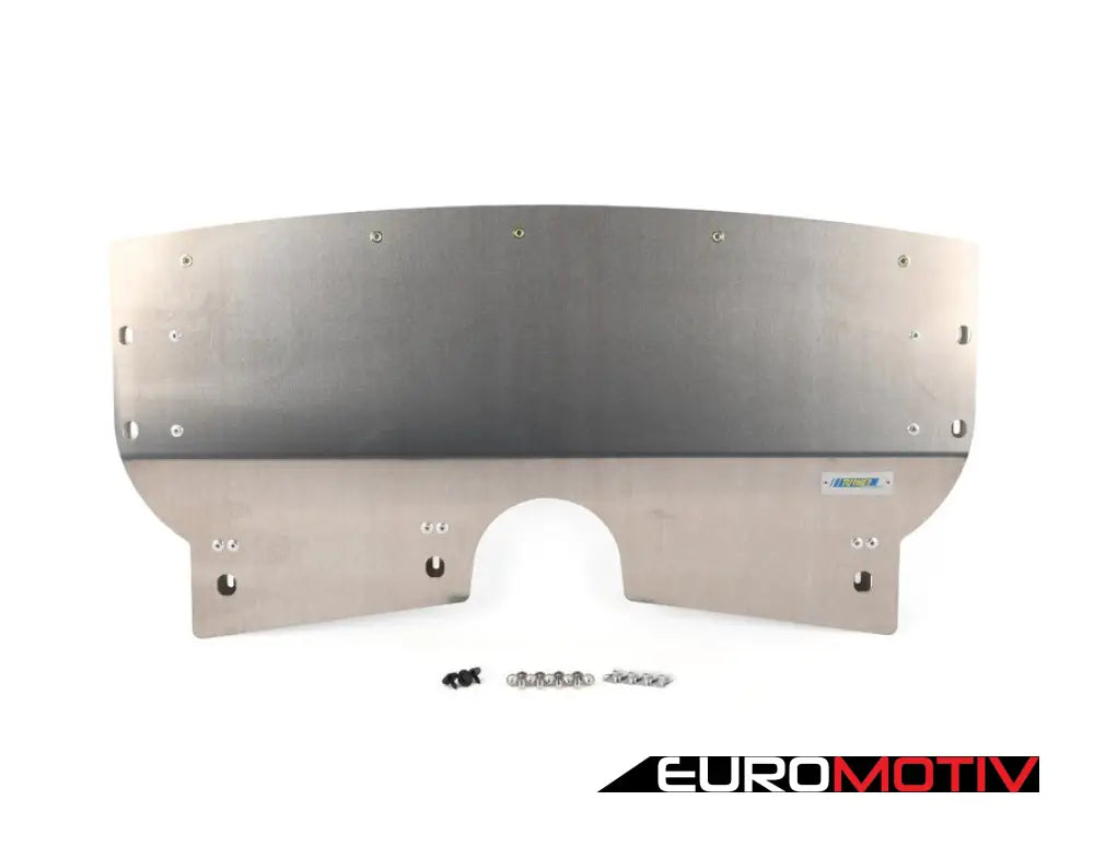 Turner Aluminum Skid Plate - Milled Finish E9X Xdrive