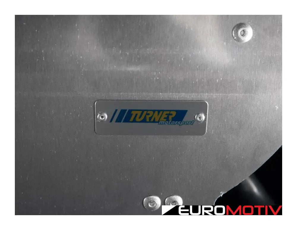 Turner Aluminum Skid Plate - Milled Finish E9X Xdrive