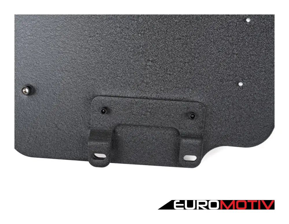 Turner Aluminum Skid Plate - Wrinkle Black E9X Rwd