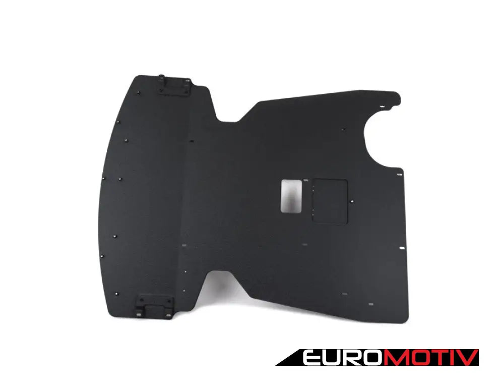 Turner Aluminum Skid Plate - Wrinkle Black E9X Rwd