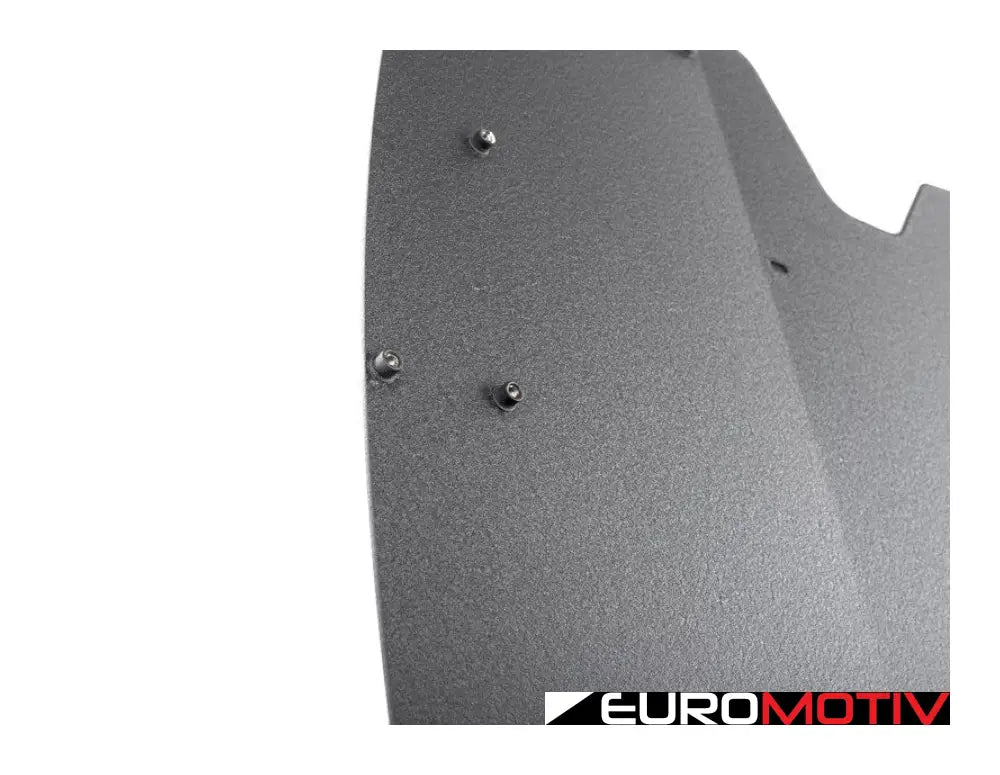 Turner Aluminum Skid Plate - Wrinkle Black E9X Rwd