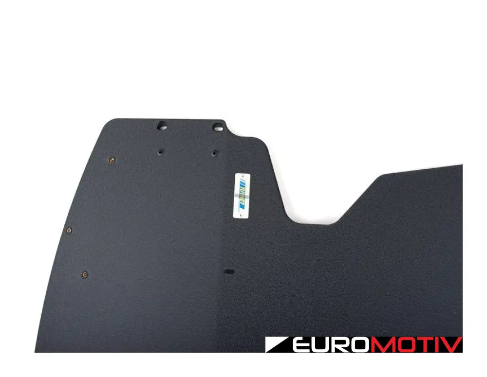 Turner Aluminum Skid Plate - Wrinkle Black E9X Rwd