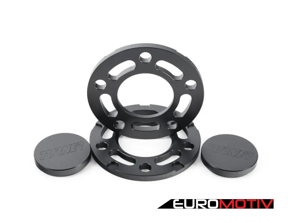 Turner Bmw 10Mm Front Wheel Spacer And Hub Extender Kit - Black