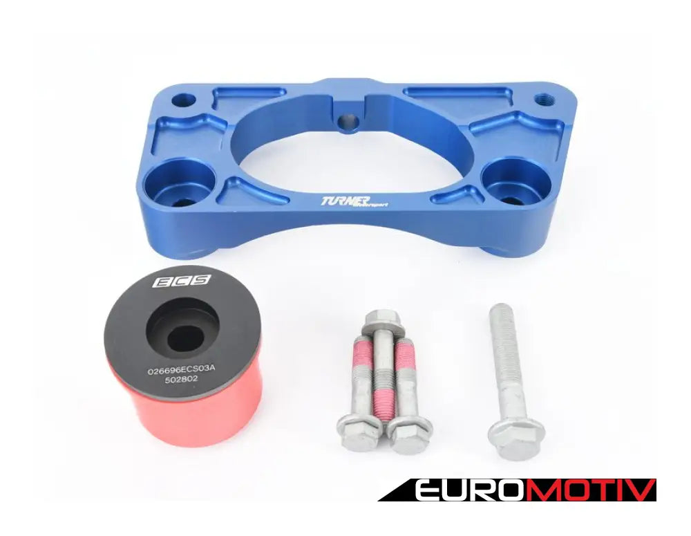 Turner Dual Mount Diff Plate - With Extra Rear Position Ecs Poly Bushing