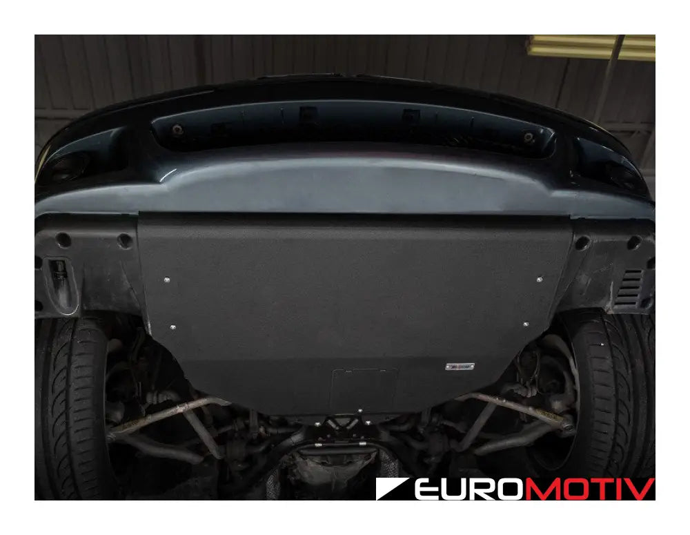 Turner E39 M Aluminium Skid Plate - Wrinkle Black Powder Coat