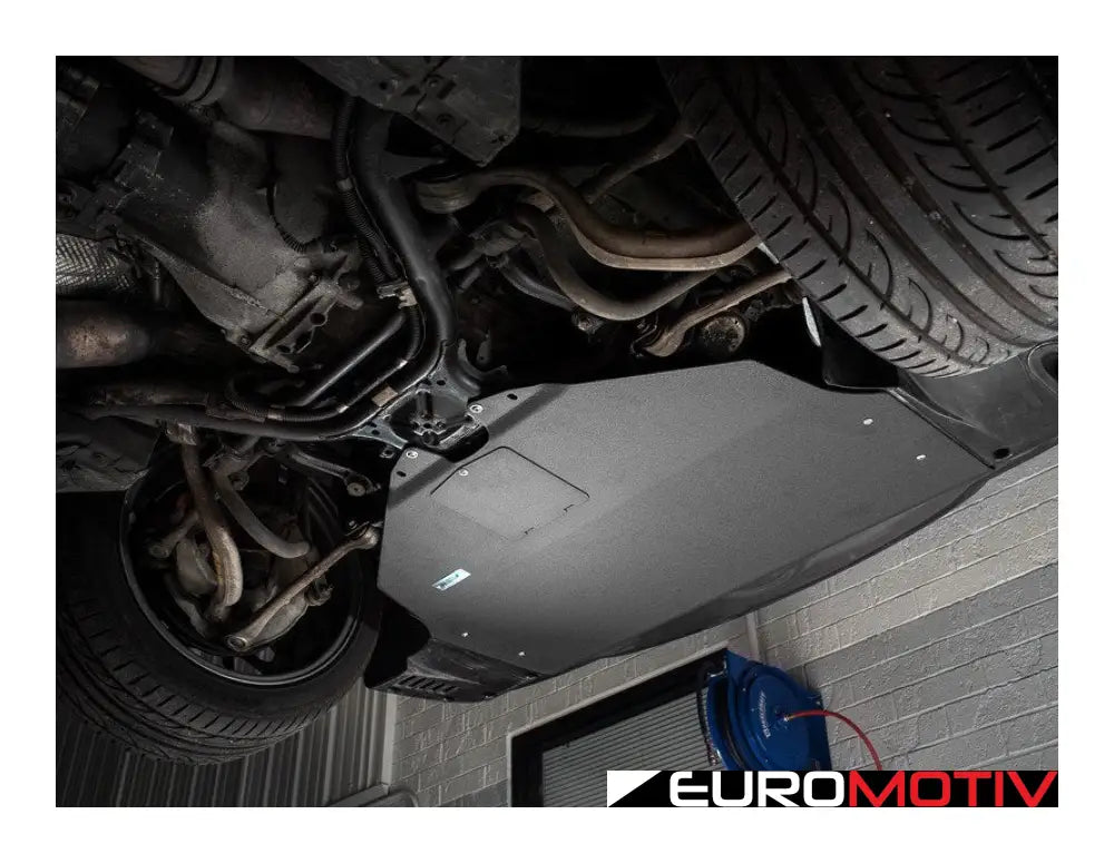 Turner E39 M Aluminium Skid Plate - Wrinkle Black Powder Coat