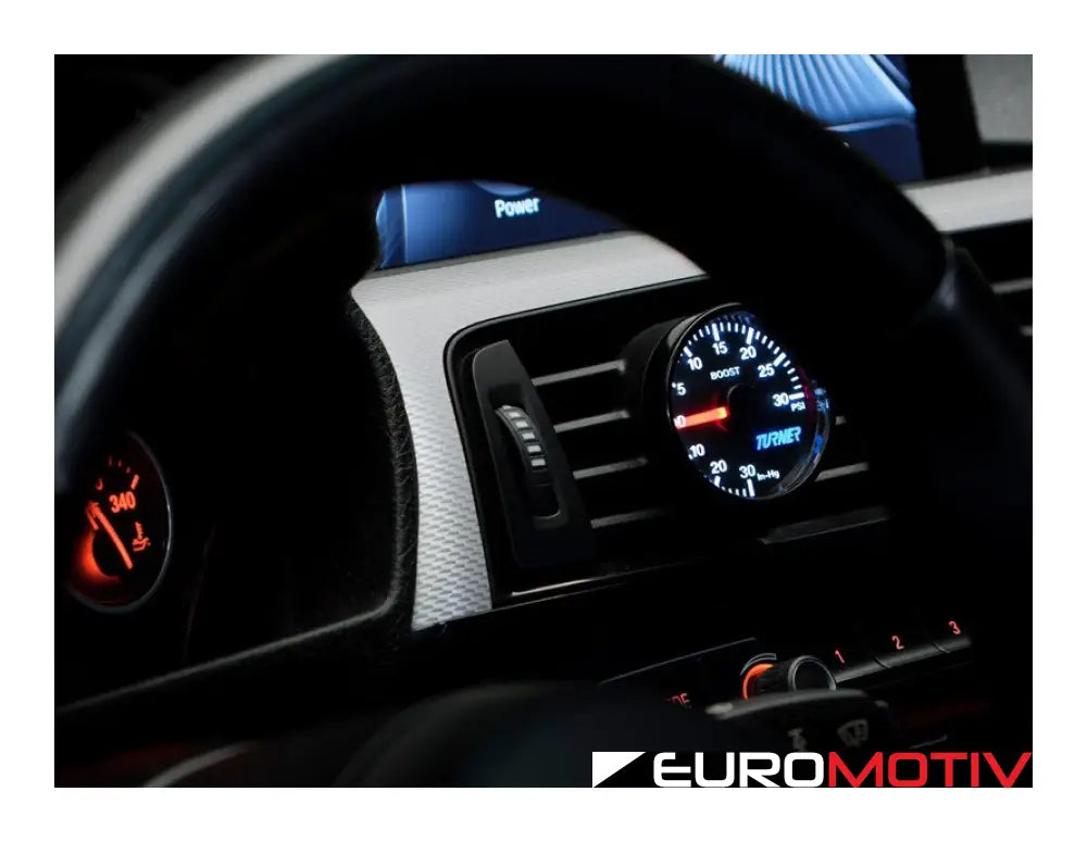 Turner Motorsport 45Mm Boost Gauge - Blue & White