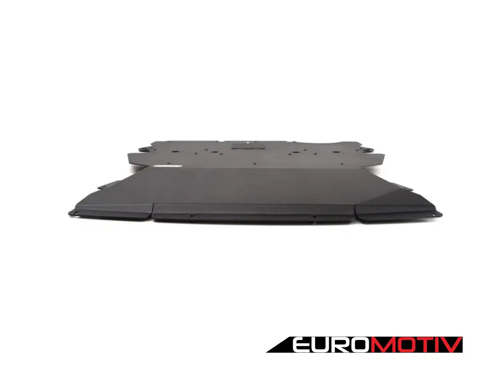 Turner Motorsport Aluminum Skid Plate Kit - Wrinkle Black Powder Coat Finish F2X/3X 2/3/4 Series