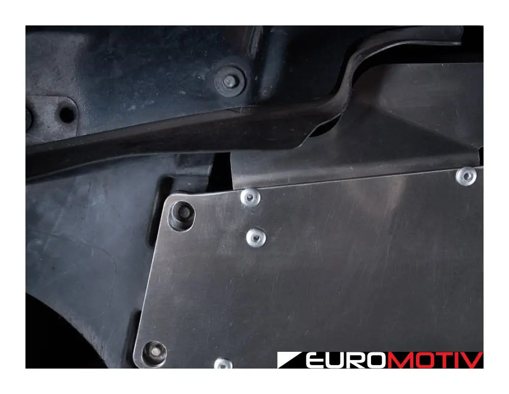 Turner Motorsport Aluminum Skid Plate - Mill Finish