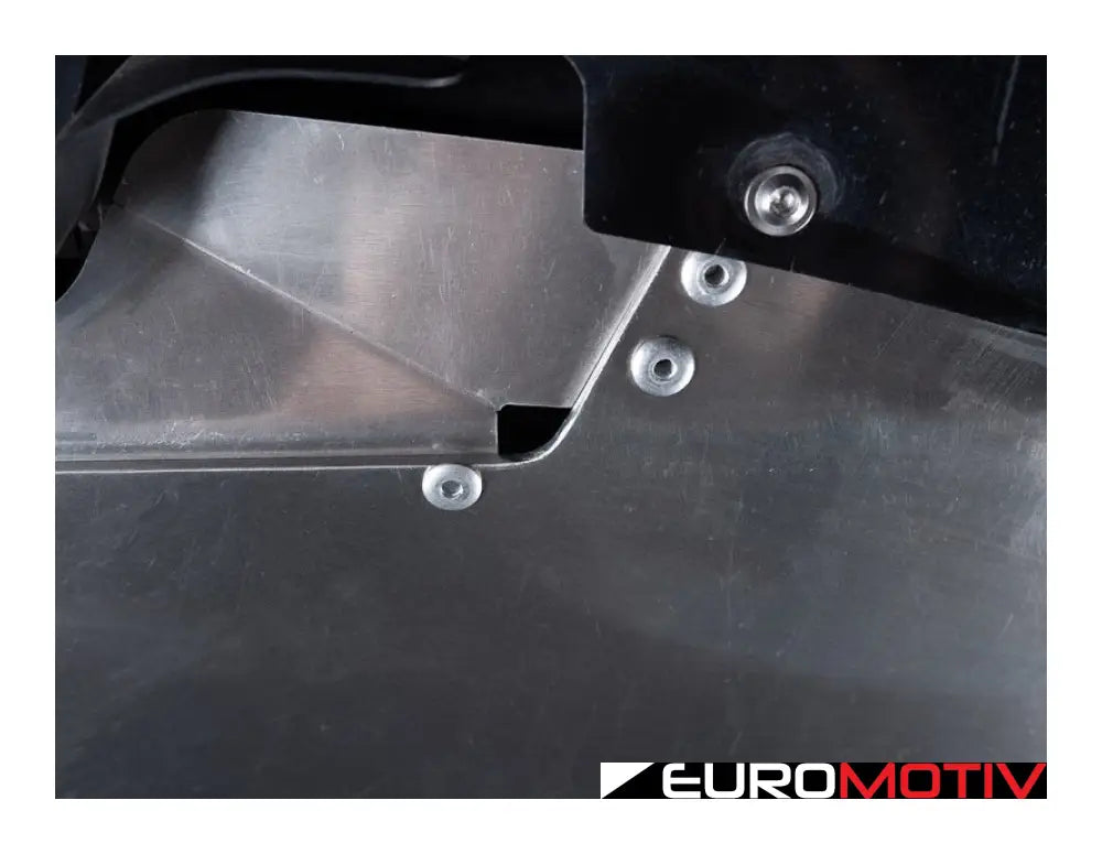 Turner Motorsport Aluminum Skid Plate - Mill Finish