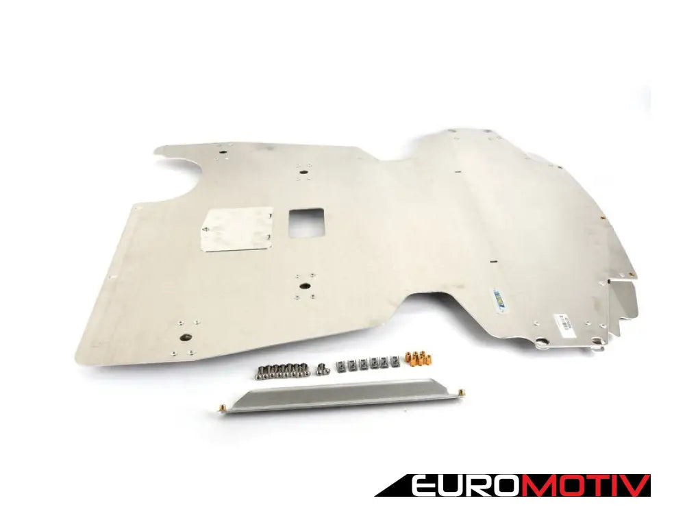 Turner Motorsport Aluminum Skid Plate - Mill Finish