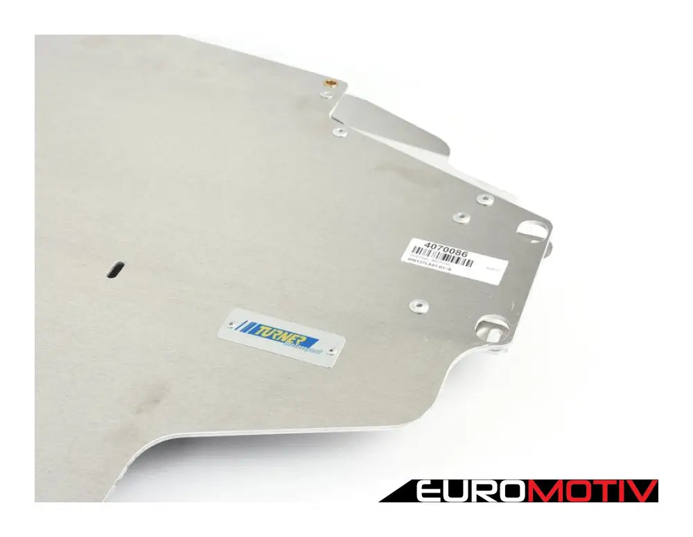 Turner Motorsport Aluminum Skid Plate - Mill Finish