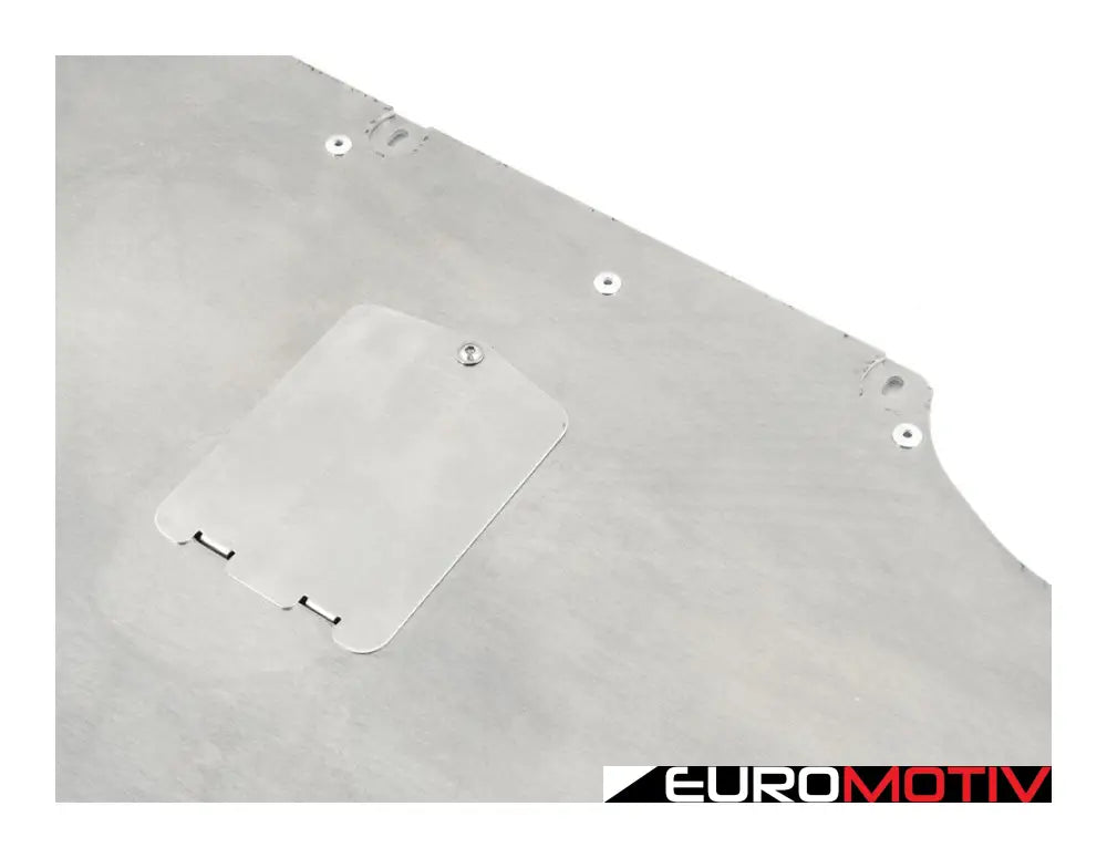 Turner Motorsport Aluminum Skid Plate - Milled Finish F2X/3X 2/3/4 Series