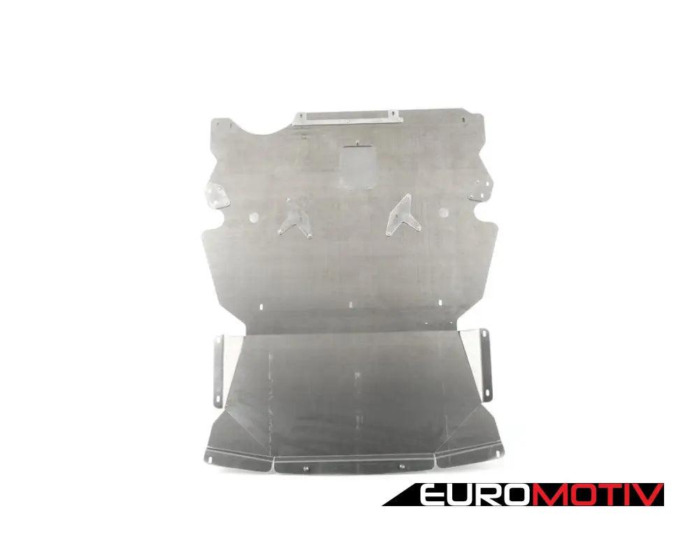 Turner Motorsport Aluminum Skid Plate - Milled Finish F2X/3X 2/3/4 Series